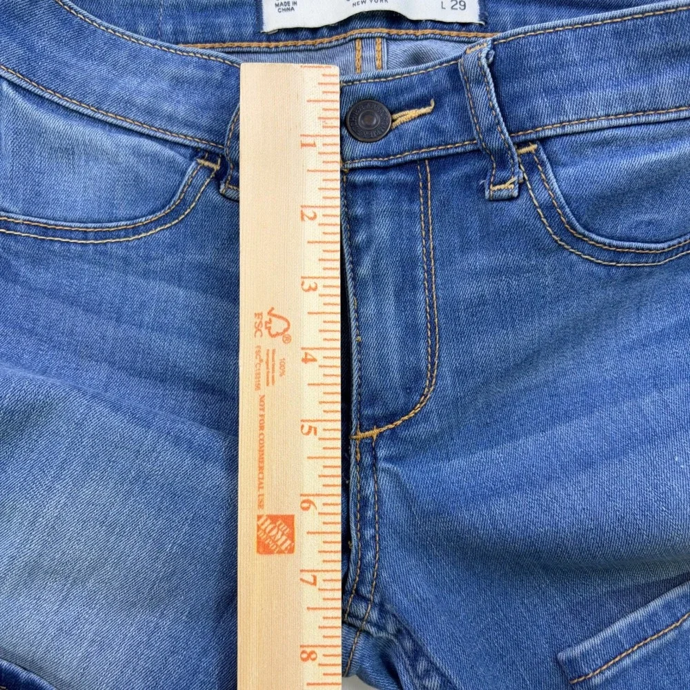 Abercrombie & Fitch Super Skinny Jeans Womens 00R 24 Medium Wash Low Rise